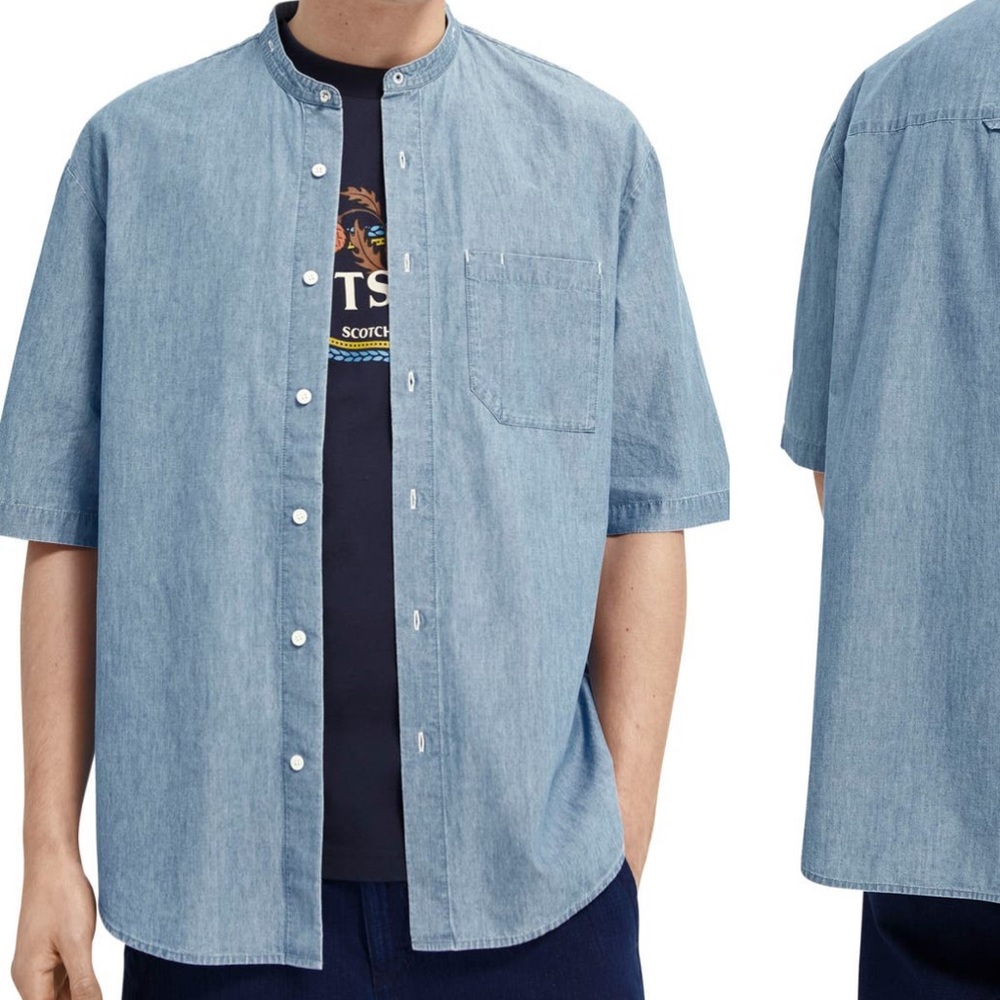 Scotch & Soda Short Sleeve Button Up Shirt